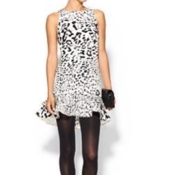 Keepsake The Label Borderline Dress Snow Leopard XS - Picture 2 of 8
